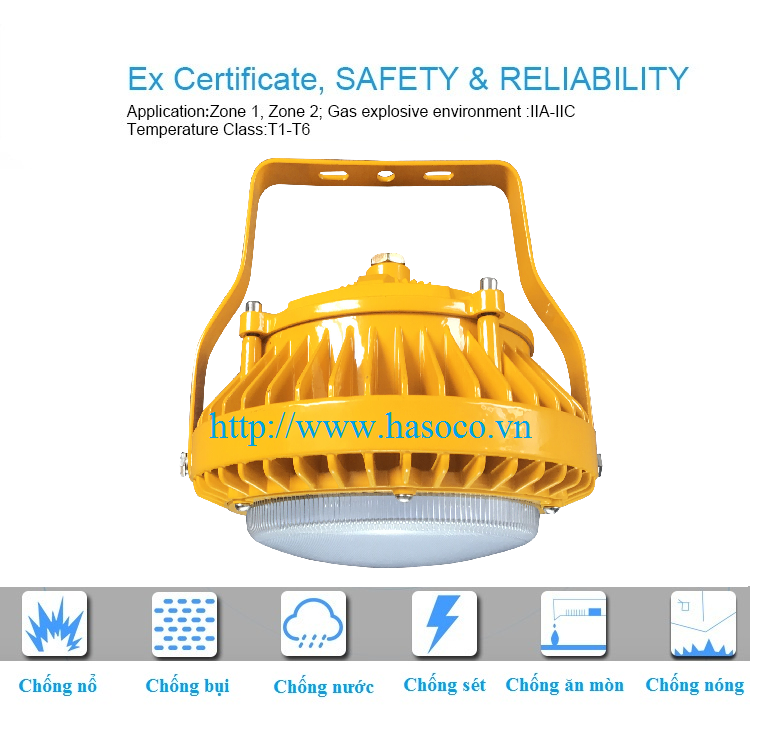 đèn led chống cháy nổ 100w